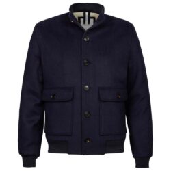 Profuomo Bomber Knit Jack Navy