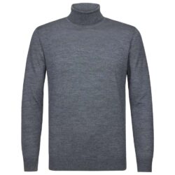Profuomo Merino Roll Neck Antraciet