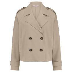 Studio Anneloes Cato Bonded Trenchcoat latte