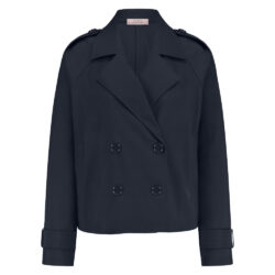 Studio Anneloes Cato Bonded Trenchcoat dark blue