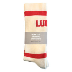 The Shirt Project Socks Lucky soft white/red