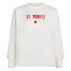 Penn & Ink Sweater St. Moritz ecru/tomato