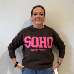 Pull SOHO New York dark brown/pink