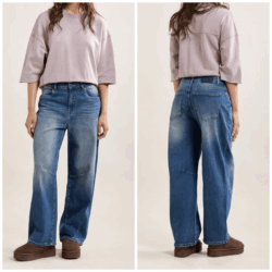 Ballon Fit Jeans Romee medium blue denim