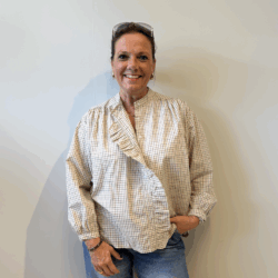 Blouse Isabel Offwhite print