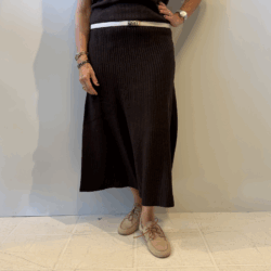 Skirt Lea dark brown