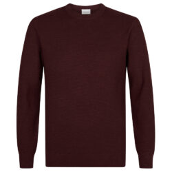 Profuomo Pullover crew neck dark red