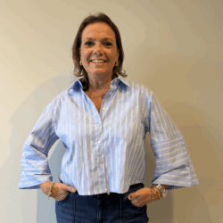 Blouse Danai stripes blue