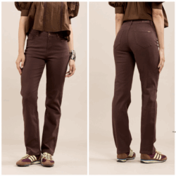 Straight Jeans Aimee dark brown