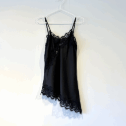 Singlet Lana Satin black