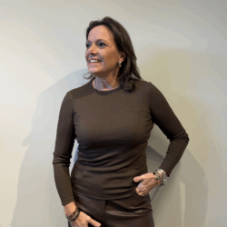 Longsleeve Macy dark brown