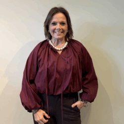 Blouse Madou bordeaux