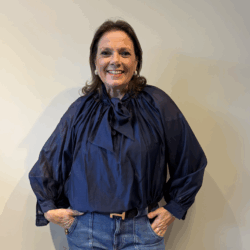 Blouse Bowie dark blue