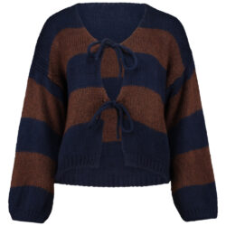 Cardigan ha Charlie navy/dark chocolate