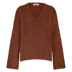 Studio Anneloes Liana v-neck pullover caramel