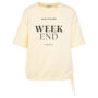 Senses The Label T-Shirt butter yellow - xs/s