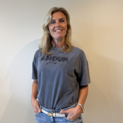 Shirt Amour black washed