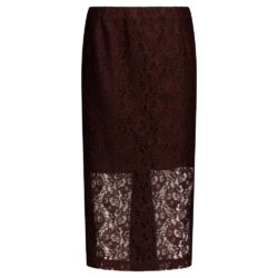 Studio Anneloes Alissa lace skirt espresso