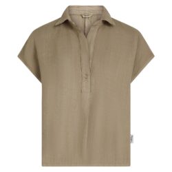 Penn & Ink Blouse linnen tanine