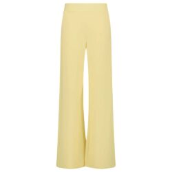 Studio Anneloes Lexie bonded trousers butter yellow