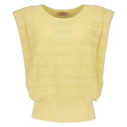 Studio Anneloes Leona knitted top butter yellow